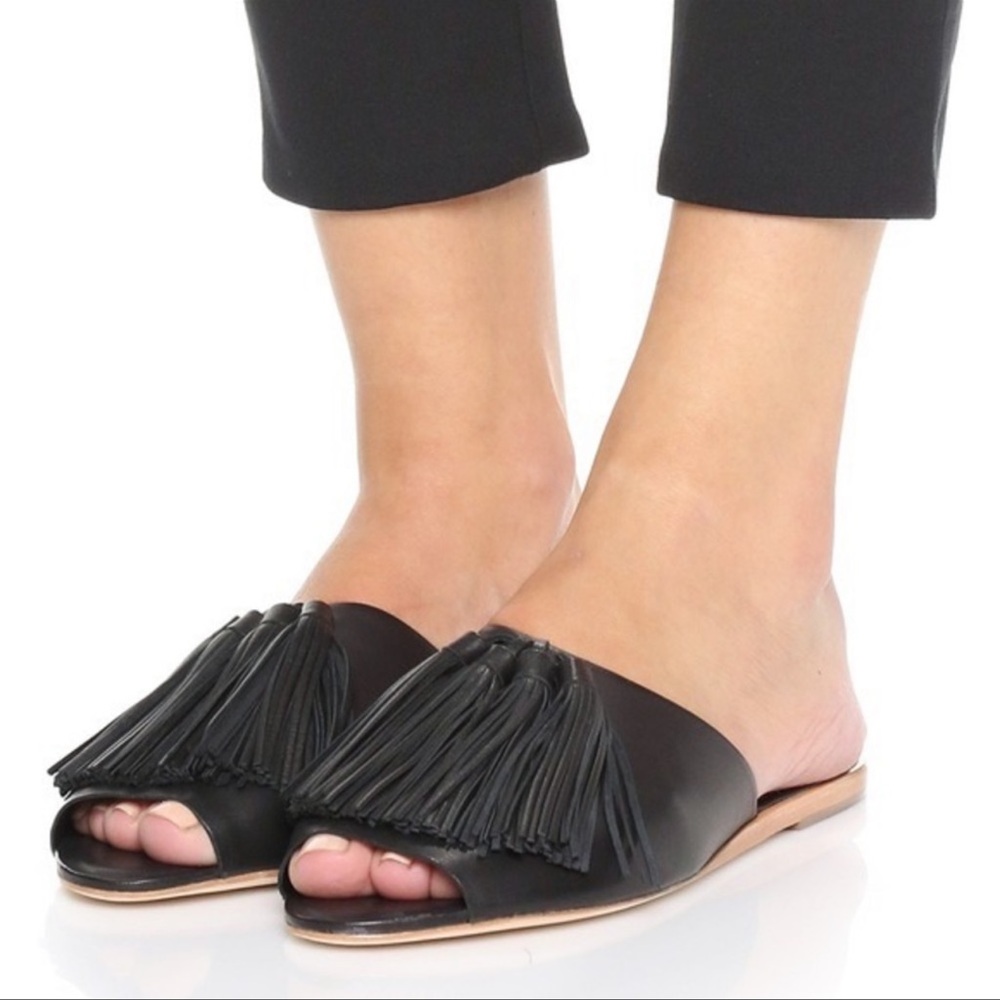 Loeffler Randall kiki tassel slides